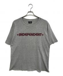 INDEPENDENT（インディペンデント）の古着「両面プリントTシャツ」｜グレー