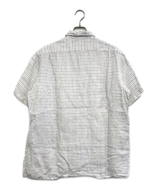 POLO RALPH LAUREN（ポロ・ラルフローレン）POLO RALPH LAUREN (ポロ・ラルフローレン) ピンチェックオープンカラーシャツ ホワイト サイズ:Lの古着・服飾アイテム