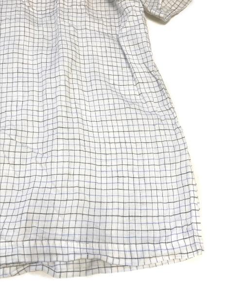 POLO RALPH LAUREN（ポロ・ラルフローレン）POLO RALPH LAUREN (ポロ・ラルフローレン) ピンチェックオープンカラーシャツ ホワイト サイズ:Lの古着・服飾アイテム