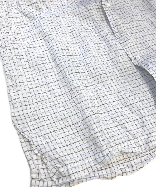 POLO RALPH LAUREN（ポロ・ラルフローレン）POLO RALPH LAUREN (ポロ・ラルフローレン) ピンチェックオープンカラーシャツ ホワイト サイズ:Lの古着・服飾アイテム