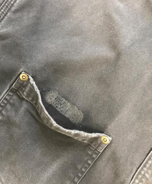 CarHartt（カーハート）CarHartt (カーハート) ダックワークシャツジャケット ブラック サイズ:Mの古着・服飾アイテム