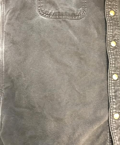 CarHartt（カーハート）CarHartt (カーハート) ダックワークシャツジャケット ブラック サイズ:Mの古着・服飾アイテム