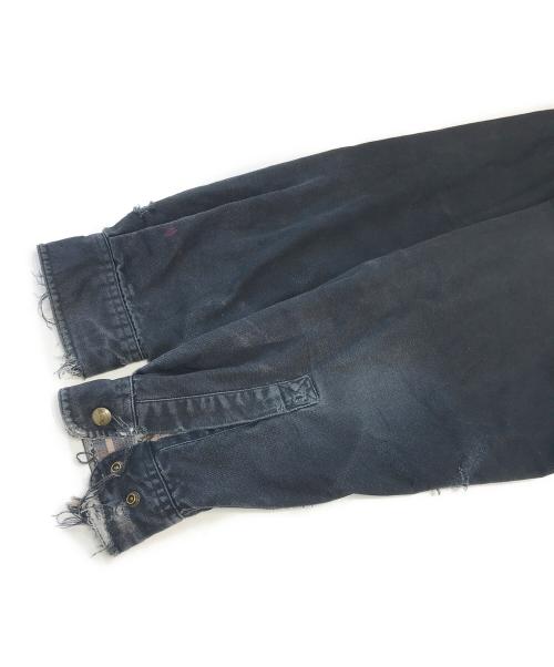 CarHartt（カーハート）CarHartt (カーハート) ダックワークシャツジャケット ブラック サイズ:Mの古着・服飾アイテム