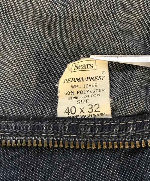 Sears（シアーズ）Sears (シアーズ) ペインターパンツ インディゴ サイズ:40×32の古着・服飾アイテム