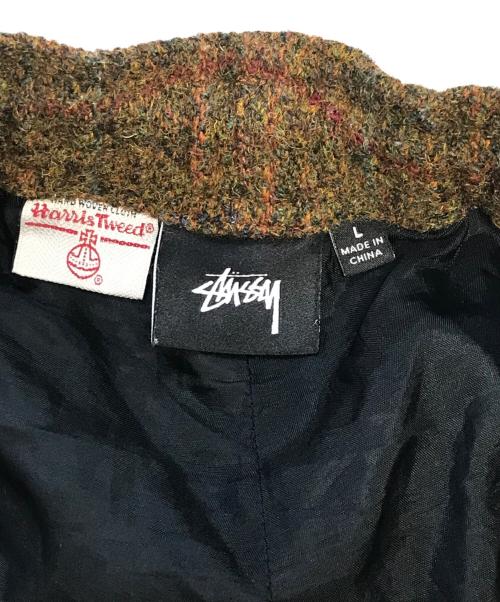 stussy（ステューシー）stussy (ステューシー) Harris Tweed (ハリスツイード) パンツ マルチカラー サイズ:Lの古着・服飾アイテム
