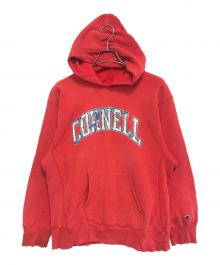 Champion（チャンピオン）の古着「リバースウィーブスウェット」｜レッド