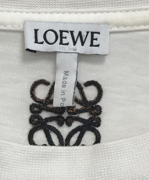 LOEWE（ロエベ）LOEWE (ロエベ) フォトプリントTシャツ ホワイト サイズ:Sの古着・服飾アイテム