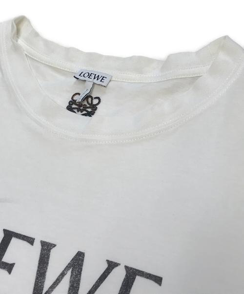 LOEWE（ロエベ）LOEWE (ロエベ) フォトプリントTシャツ ホワイト サイズ:Sの古着・服飾アイテム