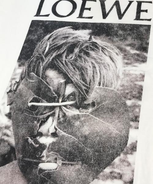 LOEWE（ロエベ）LOEWE (ロエベ) フォトプリントTシャツ ホワイト サイズ:Sの古着・服飾アイテム