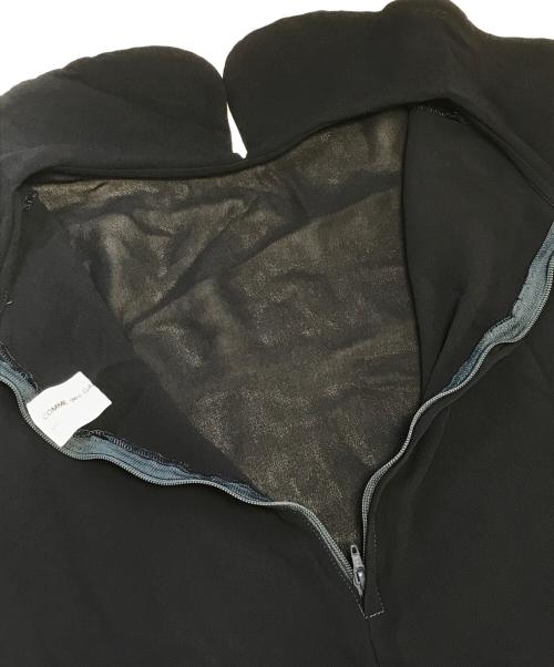 COMME des GARCONS GIRL（コムデギャルソンガール）COMME des GARCONS GIRL (コムデギャルソンガール) 丸襟シアーブラウス ネイビー サイズ:XSの古着・服飾アイテム
