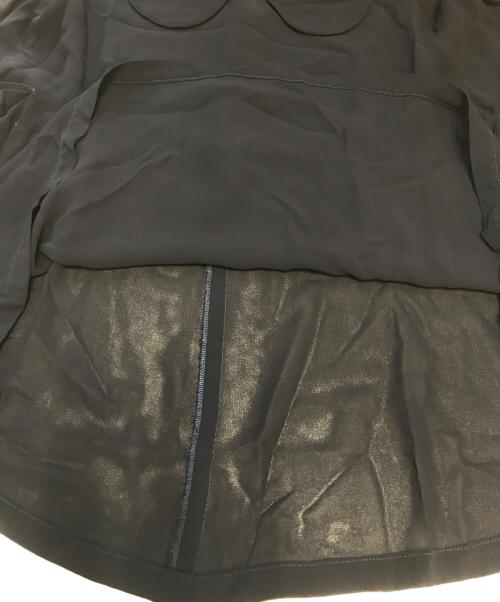 COMME des GARCONS GIRL（コムデギャルソンガール）COMME des GARCONS GIRL (コムデギャルソンガール) 丸襟シアーブラウス ネイビー サイズ:XSの古着・服飾アイテム