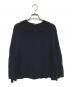 COMME des GARCONS GIRL（コムデギャルソンガール）の古着「丸襟シアーブラウス」｜ネイビー