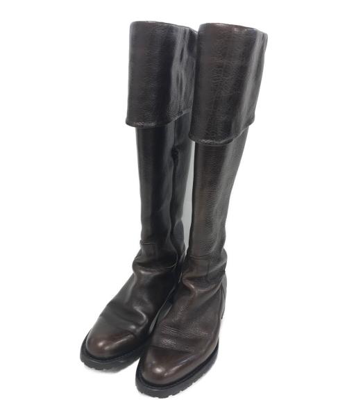 PARABOOT（パラブーツ）PARABOOT (パラブーツ) ロングブーツ ブラウン サイズ:4の古着・服飾アイテム