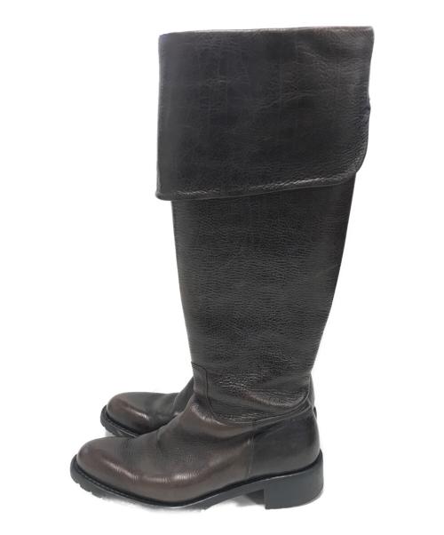 PARABOOT（パラブーツ）PARABOOT (パラブーツ) ロングブーツ ブラウン サイズ:4の古着・服飾アイテム