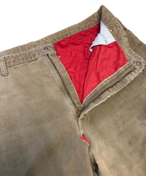 CarHartt（カーハート）CarHartt (カーハート) 裏キルティングダックパンツ ブラウン サイズ:表記なしの古着・服飾アイテム