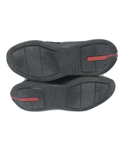 PRADA SPORTS（プラダスポーツ）PRADA SPORTS (プラダスポーツ) Brushed Leather Sport Loafers ブラック サイズ:6の古着・服飾アイテム
