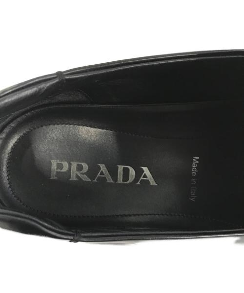 PRADA SPORTS（プラダスポーツ）PRADA SPORTS (プラダスポーツ) Brushed Leather Sport Loafers ブラック サイズ:6の古着・服飾アイテム