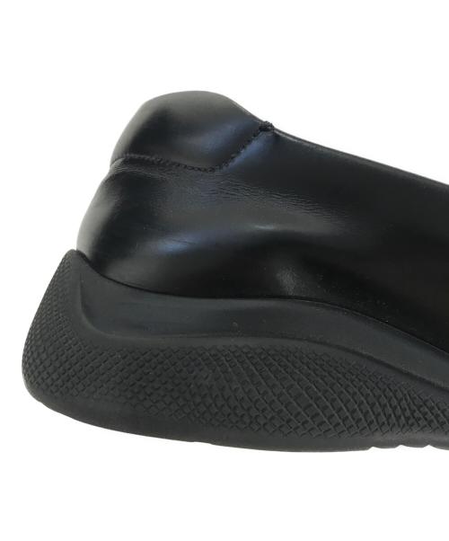 PRADA SPORTS（プラダスポーツ）PRADA SPORTS (プラダスポーツ) Brushed Leather Sport Loafers ブラック サイズ:6の古着・服飾アイテム