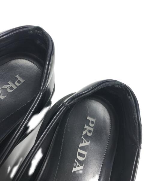 PRADA SPORTS（プラダスポーツ）PRADA SPORTS (プラダスポーツ) Brushed Leather Sport Loafers ブラック サイズ:6の古着・服飾アイテム