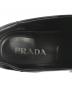 中古・古着 PRADA SPORTS (プラダスポーツ) Brushed Leather Sport Loafers ブラック サイズ:6：18000円