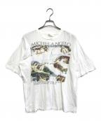 VINTAGEヴィンテージ）の古着「アートプリントＴシャツ」｜ホワイト