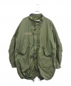 VINTAGE MILITARYヴィンテージ ミリタリー）の古着「M-65 フィッシュテールパーカー」｜グリーン
