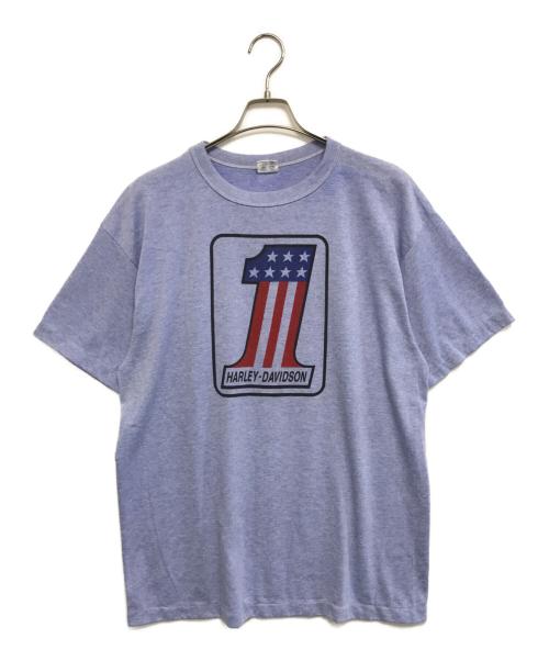 Champion（チャンピオン）Champion (チャンピオン) プリントTシャツ スカイブルー サイズ:X‐LARGEの古着・服飾アイテム