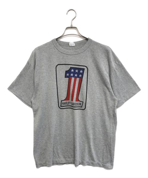 Champion（チャンピオン）Champion (チャンピオン) プリントTシャツ グレー サイズ:X‐LARGEの古着・服飾アイテム