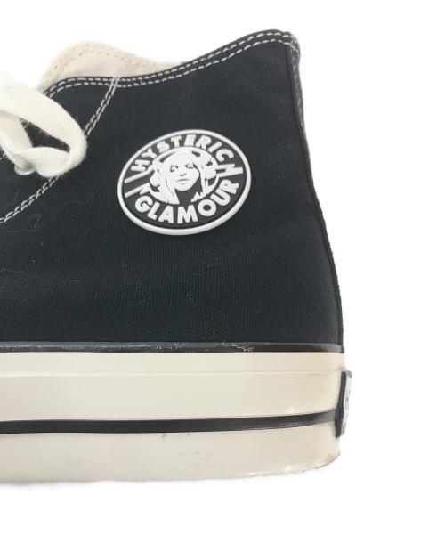 Hysteric Glamour（ヒステリックグラマー）Hysteric Glamour (ヒステリックグラマー) ハイカットスニーカー ブラック サイズ:27の古着・服飾アイテム