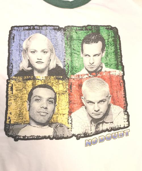 Gulver（ガリバー）Gulver (ガリバー) NO DOUBT(ノーダウト)リンガーTシャツ ホワイト サイズ:XLの古着・服飾アイテム