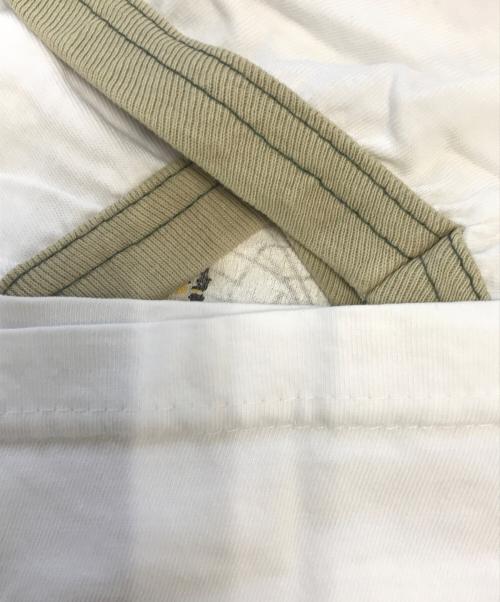 Gulver（ガリバー）Gulver (ガリバー) NO DOUBT(ノーダウト)リンガーTシャツ ホワイト サイズ:XLの古着・服飾アイテム
