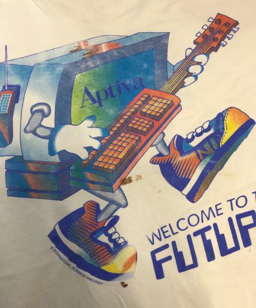 DELTA（デルタ）DELTA (デルタ) プリントTシャツ ホワイト サイズ:XLの古着・服飾アイテム