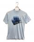 sports wear（スポーツウェア）の古着「プリントTシャツ」｜スカイブルー