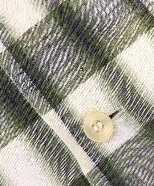 TOWN CRAFT（タウンクラフト）TOWN CRAFT (タウンクラフト) チェックシャツ グリーン サイズ:Lの古着・服飾アイテム
