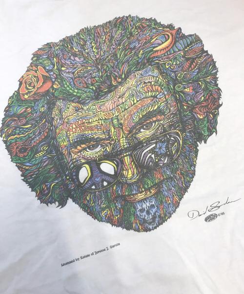アーティストTシャツ（アーティストTシャツ）アーティストTシャツ (アーティストTシャツ) jerry garcia(ジェリー・ガルシア) アーティストTシャツ ホワイト サイズ:XLの古着・服飾アイテム