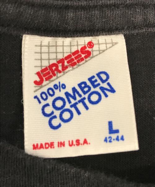 JERZEES（ジャージーズ）JERZEES (ジャージーズ) プリントTシャツ ブラック サイズ:Lの古着・服飾アイテム
