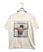 H.L.MILLERエイチエルミラー）の古着「プリントTシャツ」｜アイボリー
