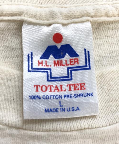 H.L.MILLER（エイチエルミラー）H.L.MILLER (エイチエルミラー) プリントTシャツ アイボリー サイズ:Lの古着・服飾アイテム