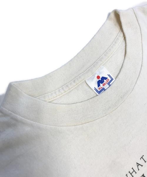 H.L.MILLER（エイチエルミラー）H.L.MILLER (エイチエルミラー) プリントTシャツ アイボリー サイズ:Lの古着・服飾アイテム