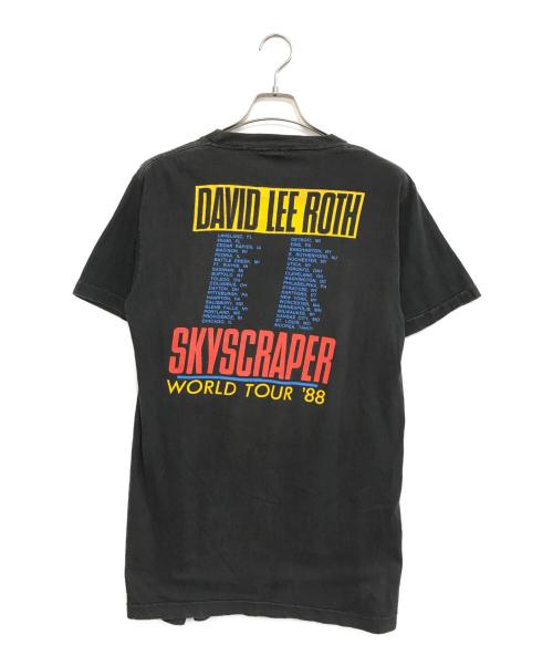VINTAGE（ヴィンテージ）VINTAGE (ヴィンテージ) david lee roth(デイヴィッド・リー・ロス)プリントTシャツ ブラック サイズ:不明の古着・服飾アイテム