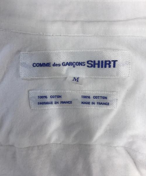 COMME des GARCONS SHIRT（コムデギャルソンシャツ）COMME des GARCONS SHIRT (コムデギャルソンシャツ) 切替シャツ ホワイト サイズ:Mの古着・服飾アイテム