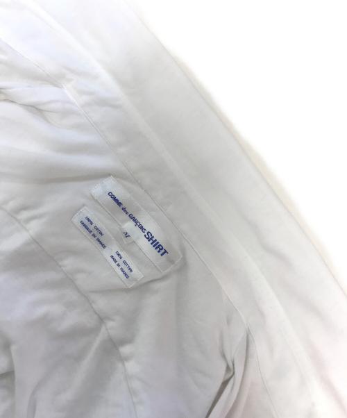 COMME des GARCONS SHIRT（コムデギャルソンシャツ）COMME des GARCONS SHIRT (コムデギャルソンシャツ) 切替シャツ ホワイト サイズ:Mの古着・服飾アイテム