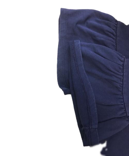 DRIES VAN NOTEN（ドリスヴァンノッテン）DRIES VAN NOTEN (ドリスヴァンノッテン) 袖フレアスウェット ネイビー サイズ:Extra Smallの古着・服飾アイテム