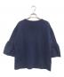 DRIES VAN NOTEN (ドリスヴァンノッテン) 袖フレアスウェット ネイビー サイズ:Extra Small：12000円