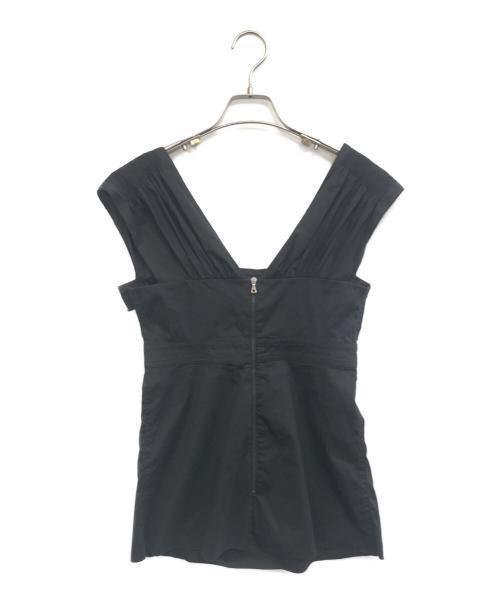 PRADA（プラダ）PRADA (プラダ) ブラウス ブラック サイズ:38の古着・服飾アイテム