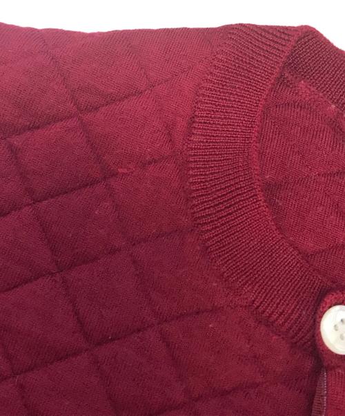 COMME des GARCONS COMME des GARCONS（コムデギャルソン コムデギャルソン）COMME des GARCONS COMME des GARCONS (コムデギャルソン コムデギャルソン) キルティングカーディガン レッド サイズ:Sの古着・服飾アイテム
