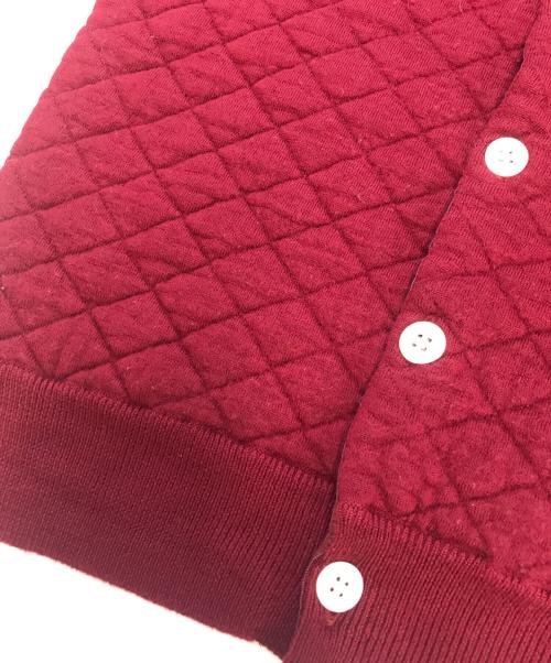 COMME des GARCONS COMME des GARCONS（コムデギャルソン コムデギャルソン）COMME des GARCONS COMME des GARCONS (コムデギャルソン コムデギャルソン) キルティングカーディガン レッド サイズ:Sの古着・服飾アイテム