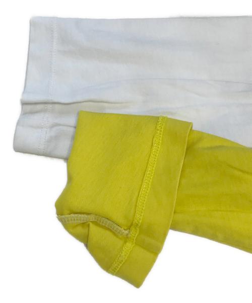 HELMUT LANG（ヘルムートラング）HELMUT LANG (ヘルムートラング) バックロゴロングスリーブカットソー イエロー サイズ:Sの古着・服飾アイテム