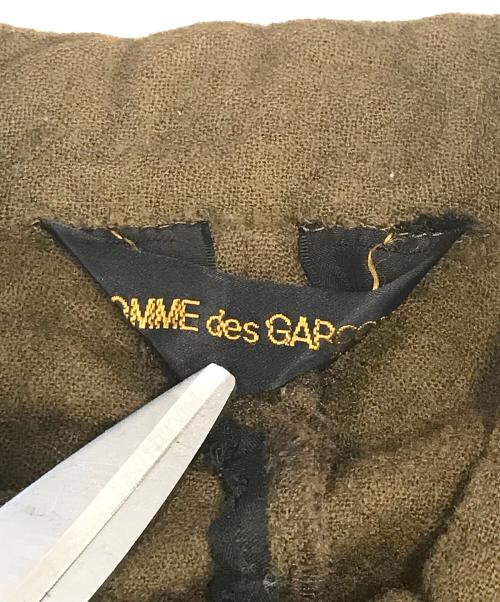 COMME des GARCONS（コムデギャルソン）COMME des GARCONS (コムデギャルソン) スタンドカラー縮絨ジャケット オリーブ サイズ:Mの古着・服飾アイテム