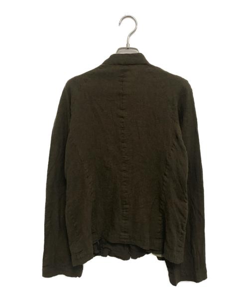 COMME des GARCONS（コムデギャルソン）COMME des GARCONS (コムデギャルソン) スタンドカラー縮絨ジャケット オリーブ サイズ:Mの古着・服飾アイテム